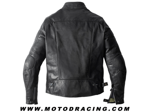 Spidi Vintage Motorcycle Jacket Black back